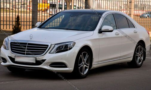 Mercedes S class W222 белый