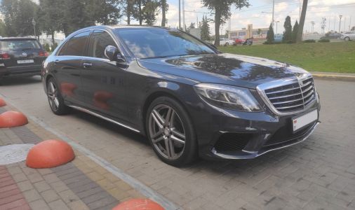 Mercedes S class W222 черный
