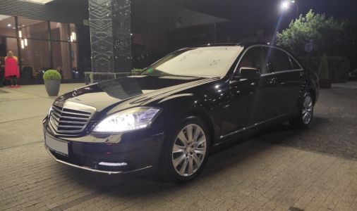 Mercedes S class W221 черный